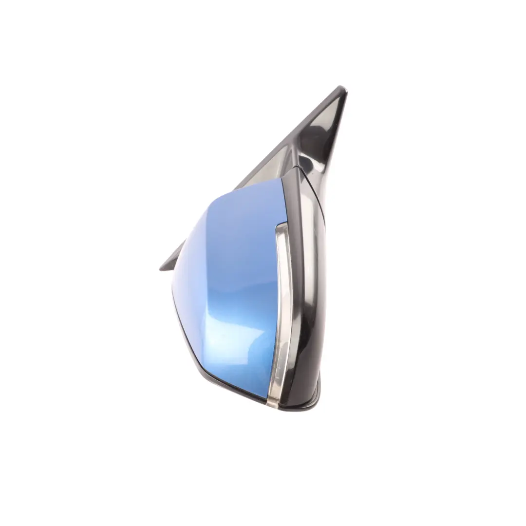 BMW F32 F33 F36 M Sport Heated Wing Mirror Right O/S Estoril Blau Metallic - B45 - SKU RHD-7285220-EB - Part number 7285220