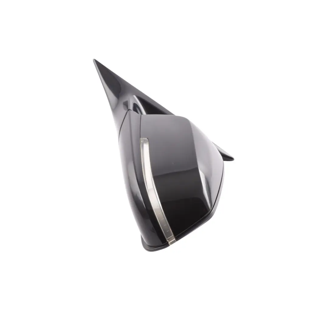 BMW F34 GT Door Wing Mirror Heated Electric Left N/S Black Sapphire 475 - SKU RHD-7291589-BS - Part number 7291589