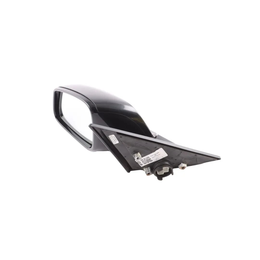 BMW F34 GT Door Wing Mirror Heated Electric Left N/S Black Sapphire 475 - SKU RHD-7291589-BS - Part number 7291589