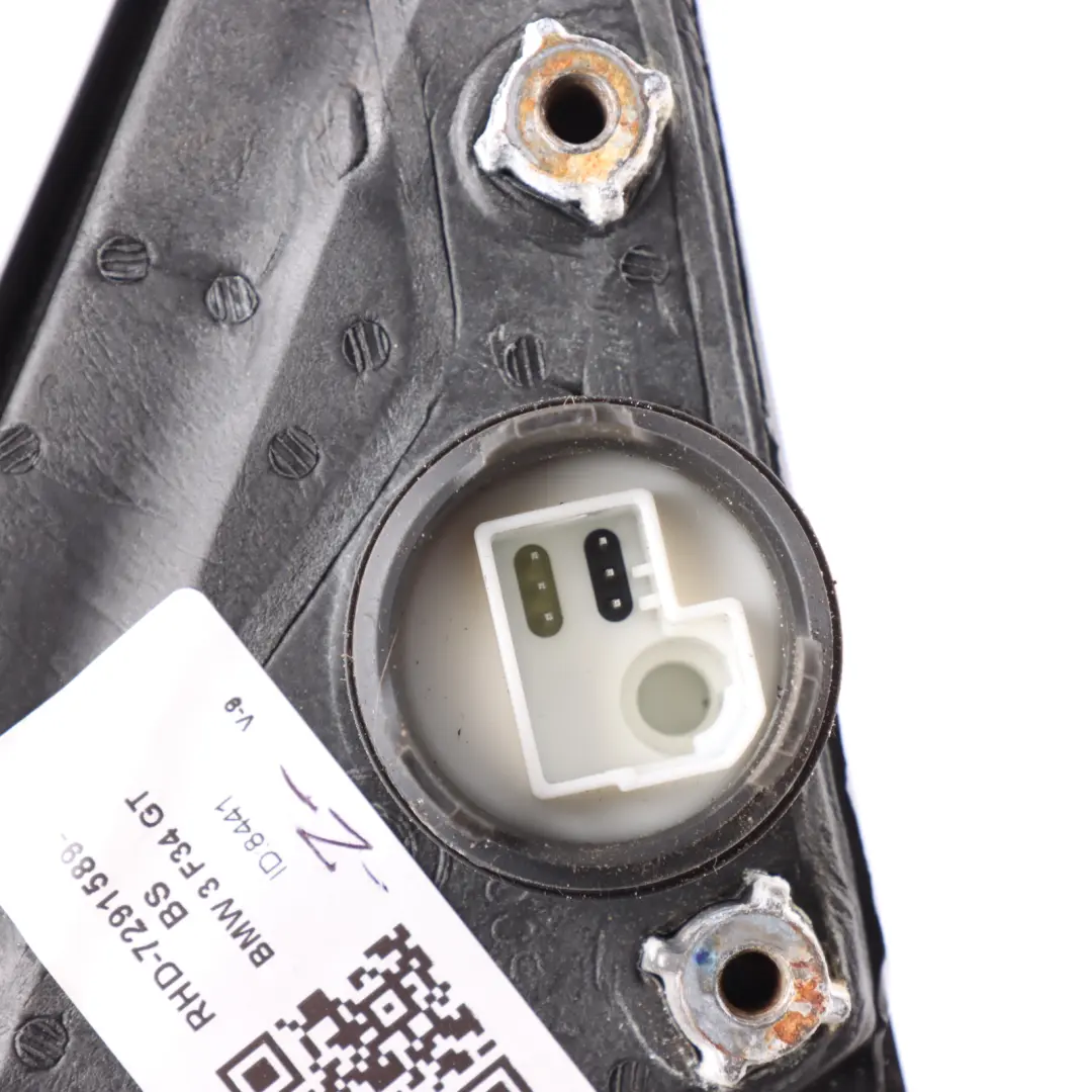 Door Wing Mirror Heated Electric Left N/S Black Sapphire 475 to BMW F34 GT with Part number 7291589 BMW F34 GT Door Wing Mirror Heated Electric Left N/S Black Sapphire 475 - SKU RHD-7291589-BS - Part number 7291589