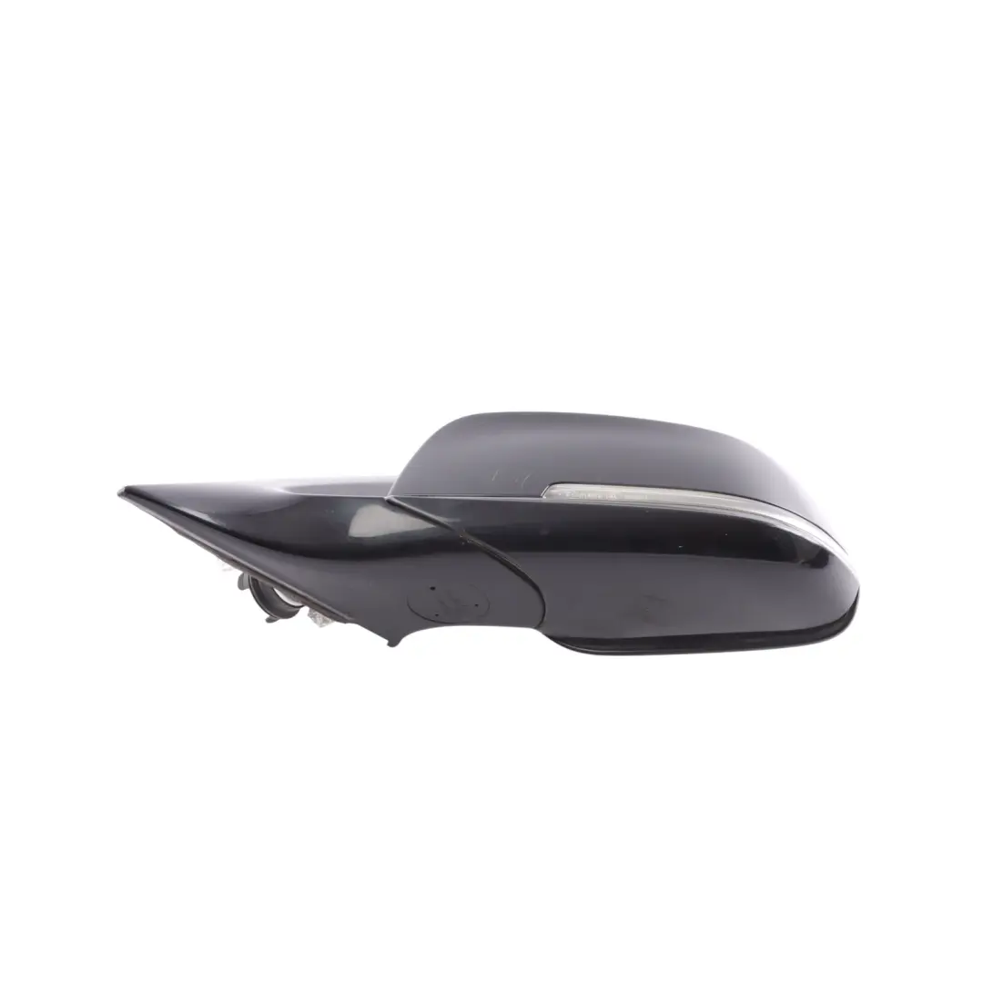 BMW F34 GT Door Wing Mirror Heated Electric Left N/S Black Sapphire 475 - SKU RHD-7291589-BS - Part number 7291589