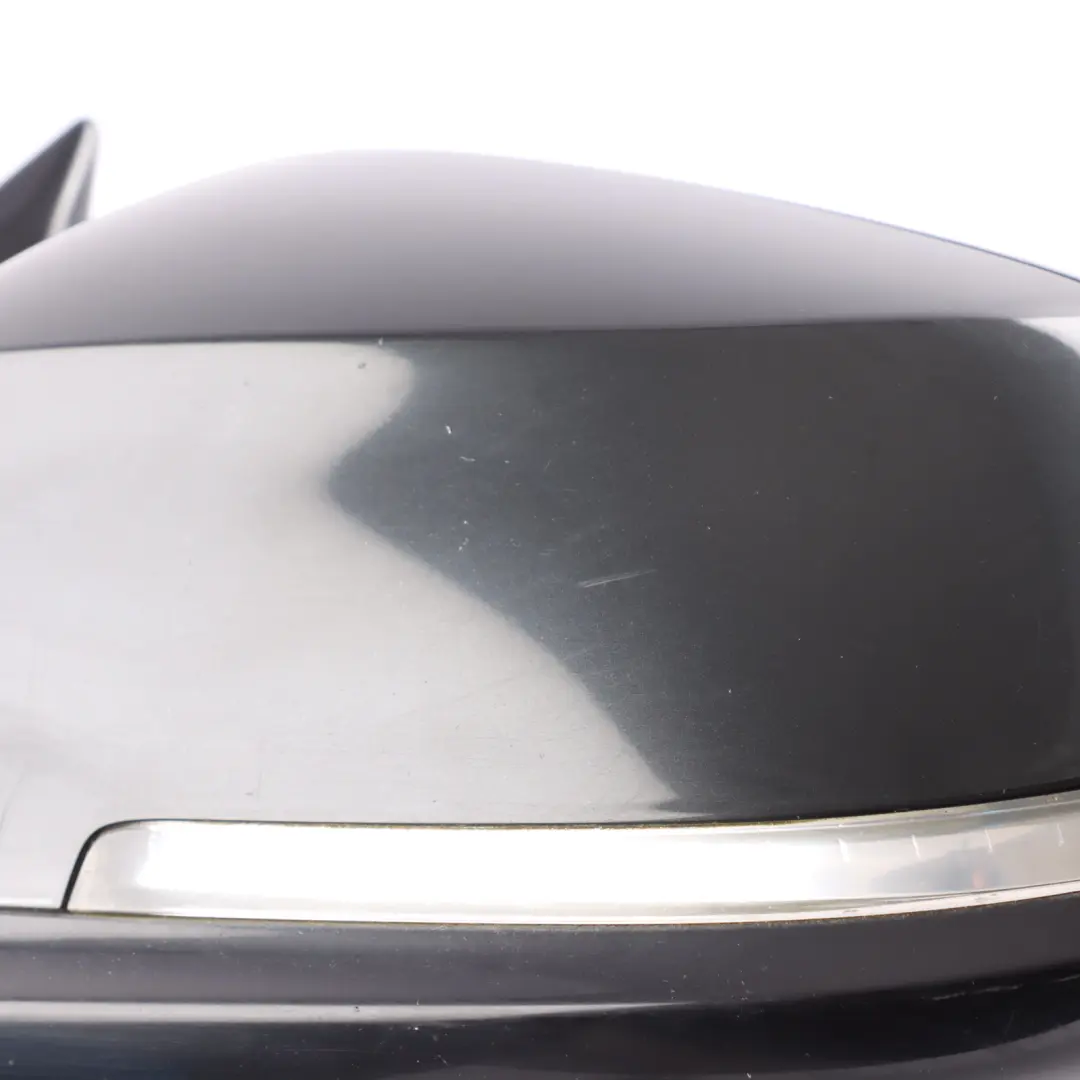 BMW F34 GT Door Wing Mirror Heated Electric Left N/S Black Sapphire 475 - SKU RHD-7291589-BS - Part number 7291589