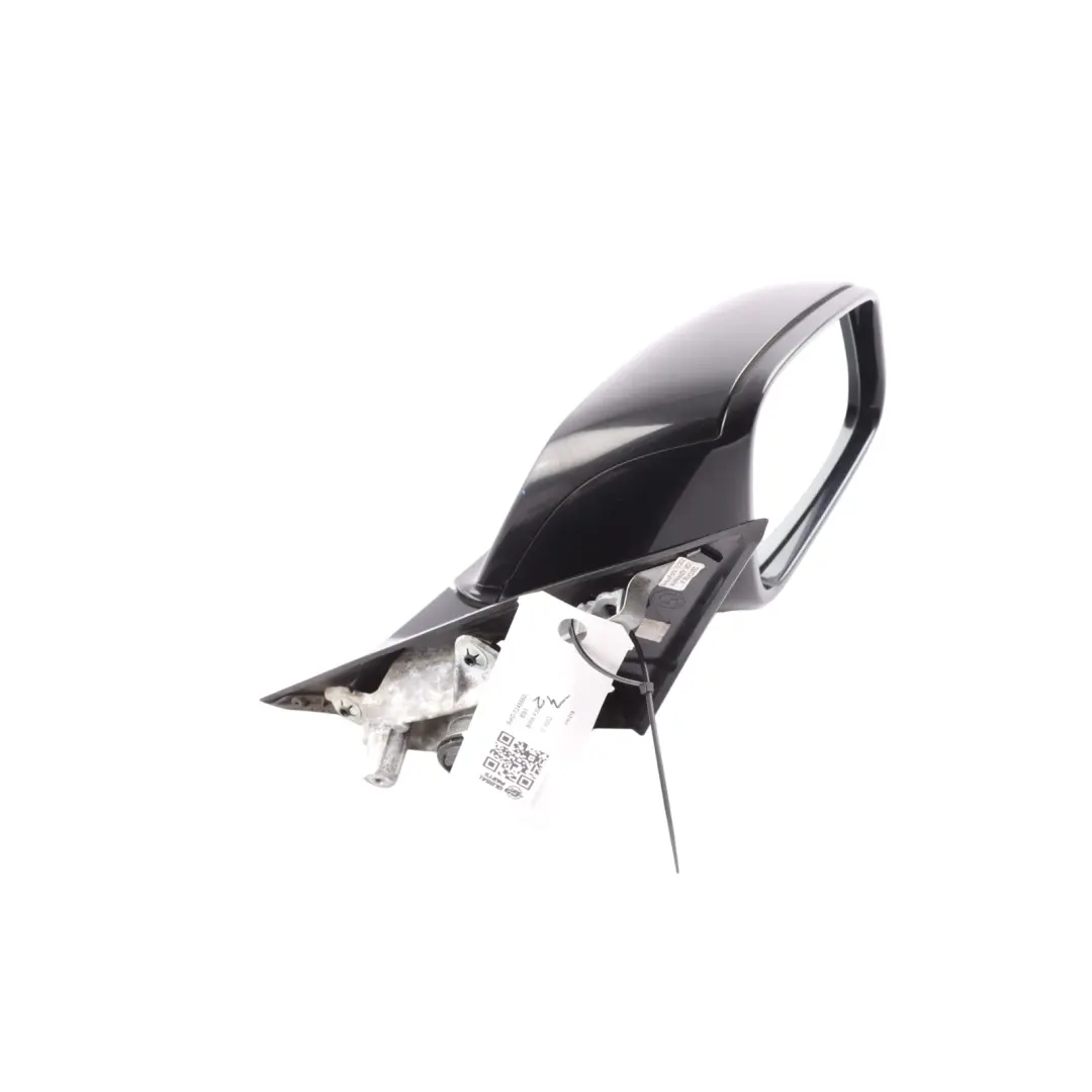 BMW F30 F31 Wing Mirror High Gloss Heated Right Black Sapphire Metallic 475 - SKU RHD-7345660-BS1 - Part number 7345660