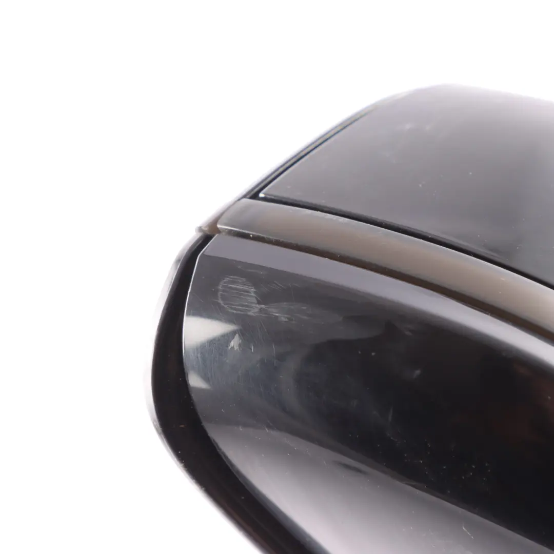 BMW F30 F31 Wing Mirror High Gloss Heated Right Black Sapphire Metallic 475 - SKU RHD-7345660-BS1 - Part number 7345660