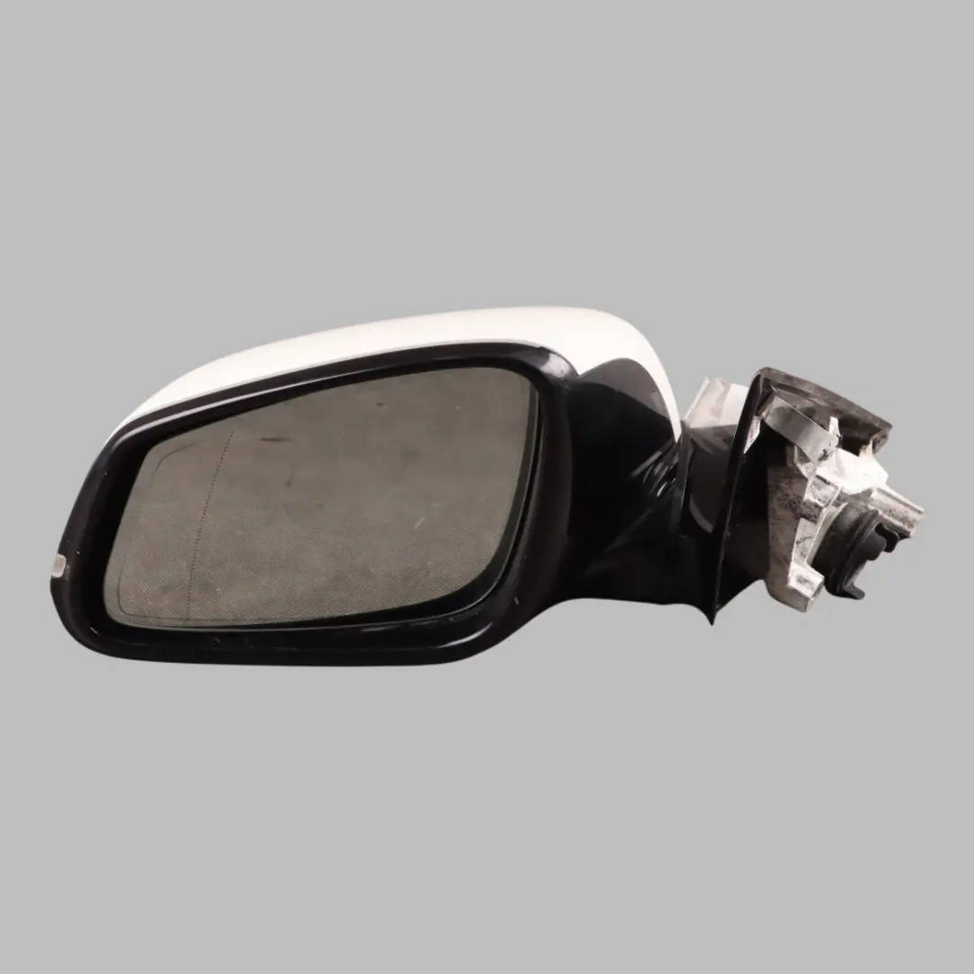 BMW F30 F31 LCI Wing Mirror Outside Heated Left N/S 5 Pins Alpine White - 300 - SKU RHD-7345679-AW - Part number 7345679