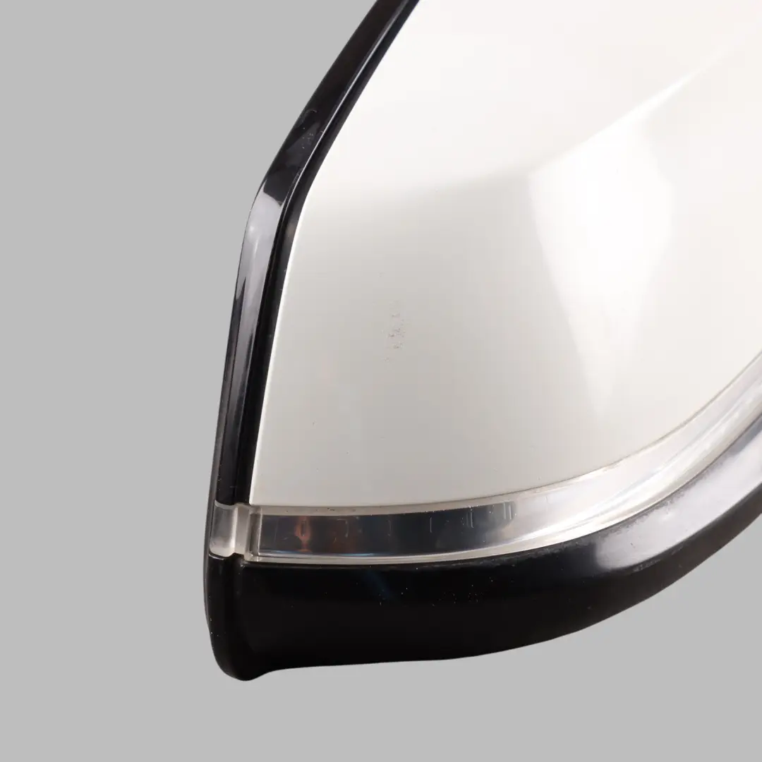 BMW F30 F31 Wing Mirror M Sport Heated Right O/S 5 Pins Alpinweiss 3 - 300 - SKU RHD-7345680-AW - Part number 7345680