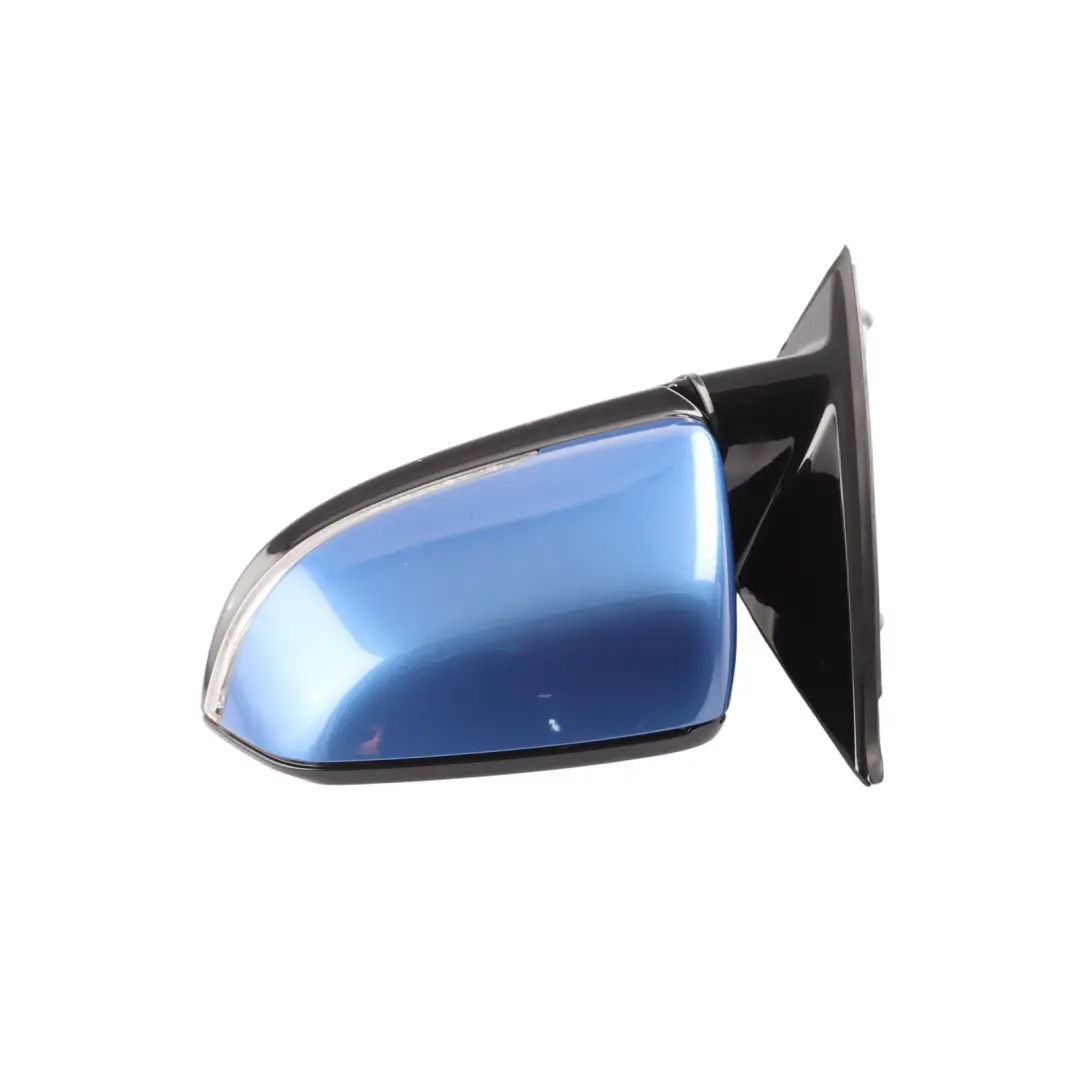 Wing Mirror High Gloss Left Door N/S 5 Pins Estoril Blau Metallic-B45 to BMW X1 F48 with Part number 7459827 BMW X1 F48 Wing Mirror High Gloss Left Door N/S 5 Pins Estoril Blau Metallic-B45 - SKU RHD-7459827-EB - Part number 7459827