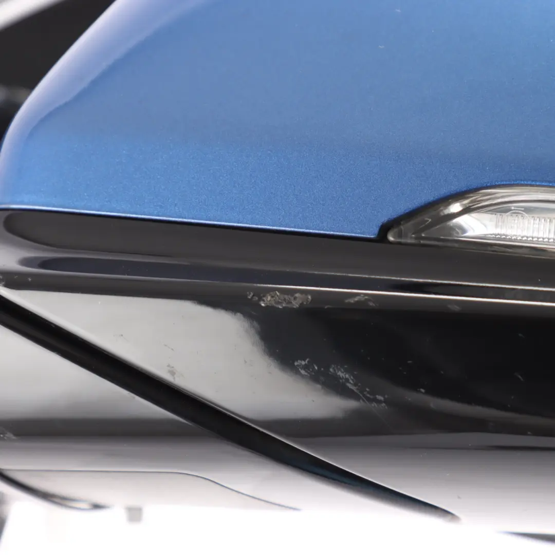 Wing Mirror High Gloss Left Door N/S 5 Pins Estoril Blau Metallic-B45 to BMW X1 F48 with Part number 7459827 BMW X1 F48 Wing Mirror High Gloss Left Door N/S 5 Pins Estoril Blau Metallic-B45 - SKU RHD-7459827-EB - Part number 7459827