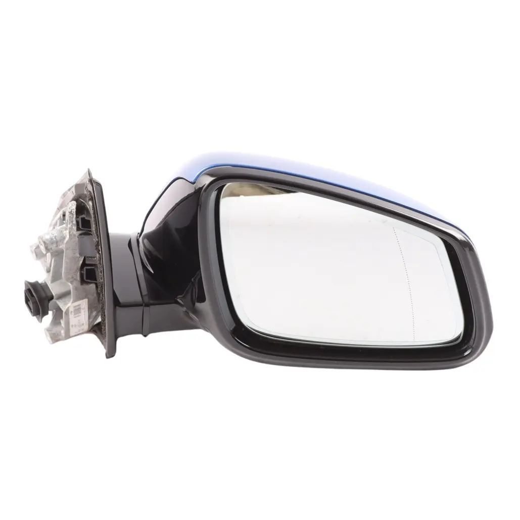 Wing Mirror High Gloss Right O/S 5 Pins Estoril Blau Metallic - B45 to BMW X1 F48 with Part number 7459828 BMW X1 F48 Wing Mirror High Gloss Right O/S 5 Pins Estoril Blau Metallic - B45 - SKU RHD-7459828-EB - Part number 7459828