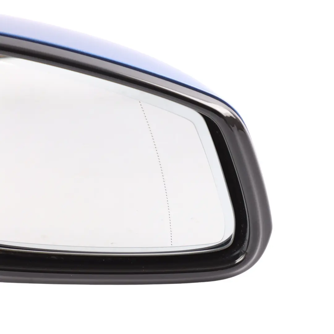 BMW X1 F48 Wing Mirror High Gloss Right O/S 5 Pins Estoril Blau Metallic - B45 - SKU RHD-7459828-EB - Part number 7459828