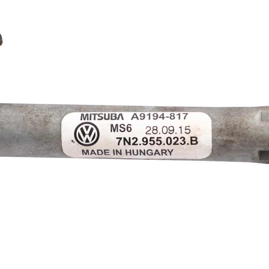 Volkswagen VW Sharan 7N Windscreen Wiper Linkage Motor System - SKU RHD-7N2955023B - Part number 7N2955023B
