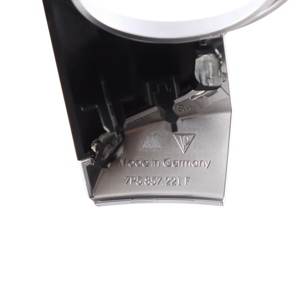 Ignition Starter Switch Surround Panel Trim 7P5857221N to Porsche Cayenne 92A with Part number 95855222106 Porsche Cayenne 92A Ignition Starter Switch Surround Panel Trim 7P5857221N - SKU RHD-95855222106 - Part number 95855222106