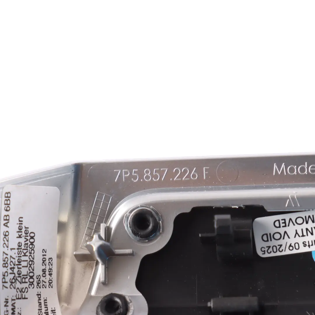 Front Dashboard Trim Strip Right O/S 7P5857226F to Porsche Cayenne 92A with Part number 7P5857226AB Porsche Cayenne 92A Front Dashboard Trim Strip Right O/S 7P5857226F - SKU RHD-95855222606 - Part number 7P5857226AB