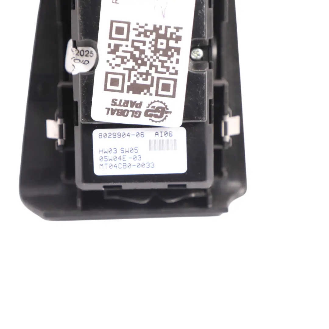 BMW E64 Window Lifter Switch Driver's Side Button Panel Cover Black - SKU RHD-8029904 - Part number 8029904