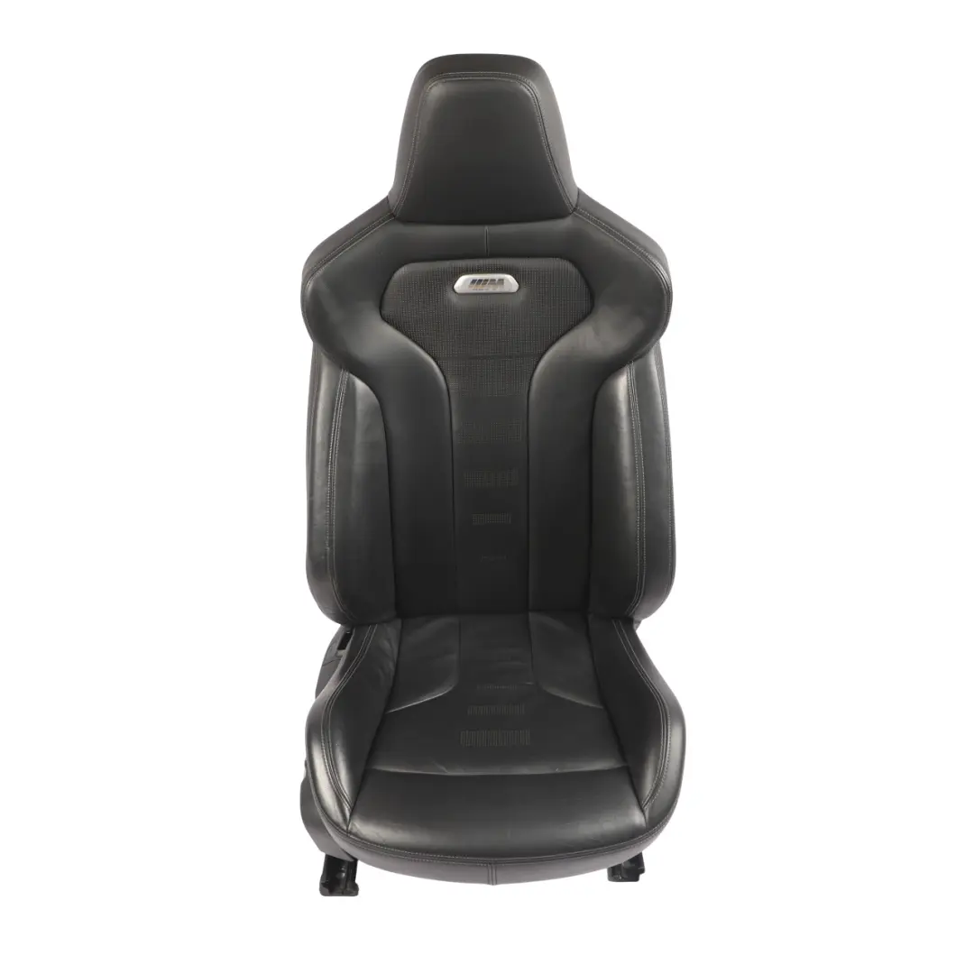 BMW F82 M4 M Sport Front Heated Black Leather Seat Memory Electric Right O/S - SKU RHD-8058276-1 - Part number 8058276