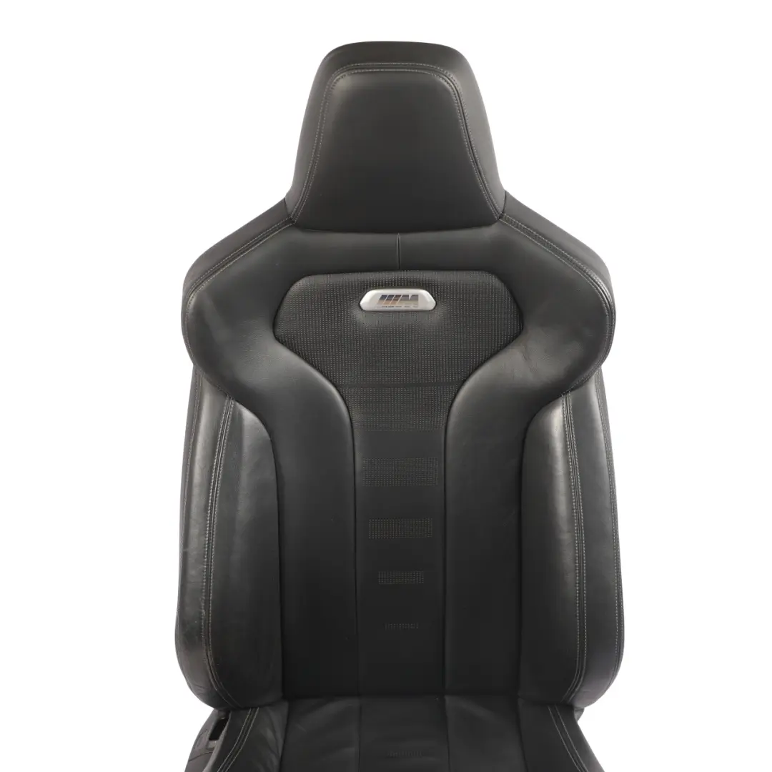 BMW F82 M4 M Sport Front Heated Black Leather Seat Memory Electric Right O/S - SKU RHD-8058276-1 - Part number 8058276