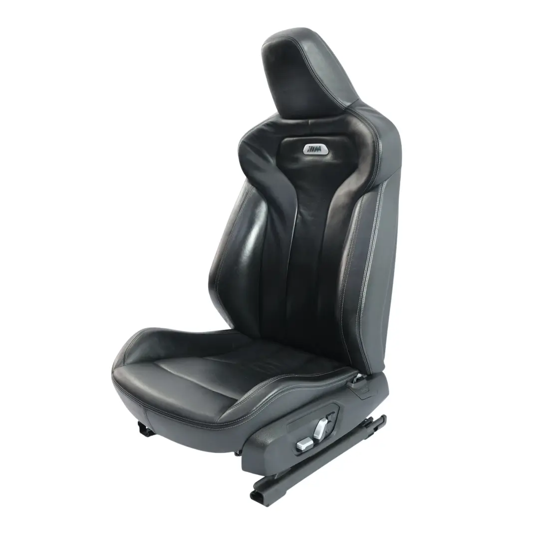 BMW F82 M4 Siège Avant Gauche Chauffant M Sport Cuir Noir Avec Mémoire Réglage - SKU RHD-8058277-2 - Numéro de pièce 8058277