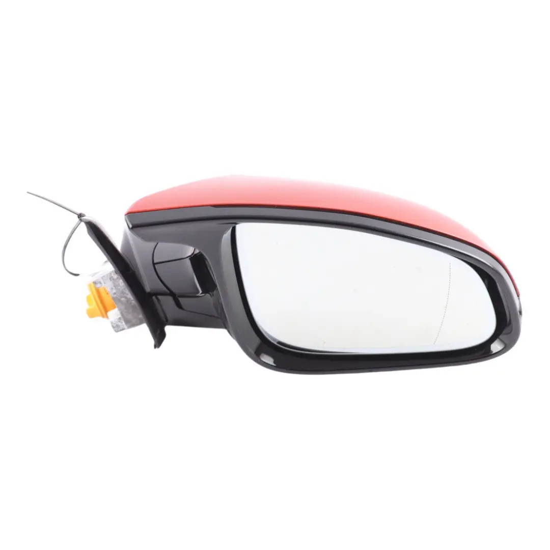 BMW F80 M3 Door Wing Mirror Heated Shadow Line Right O/S Sakhir Orange - B50 - SKU RHD-8059420-SAO - Part number 8059420