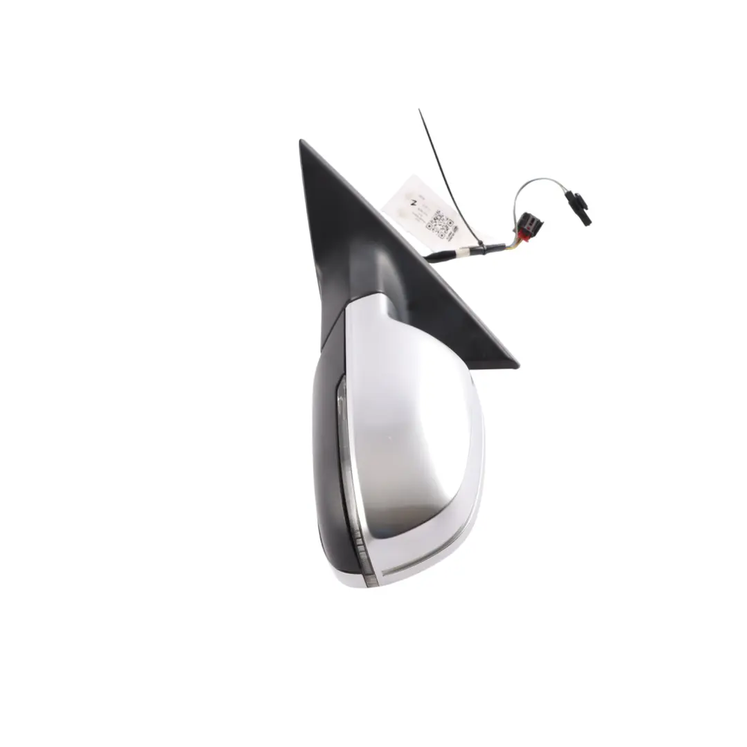 Audi A5 8T Electric Wing Mirror Left N/S Aluminium Trim Cover - SKU RHD-8F2857409AD-ALU - Part number 8F2857409AD