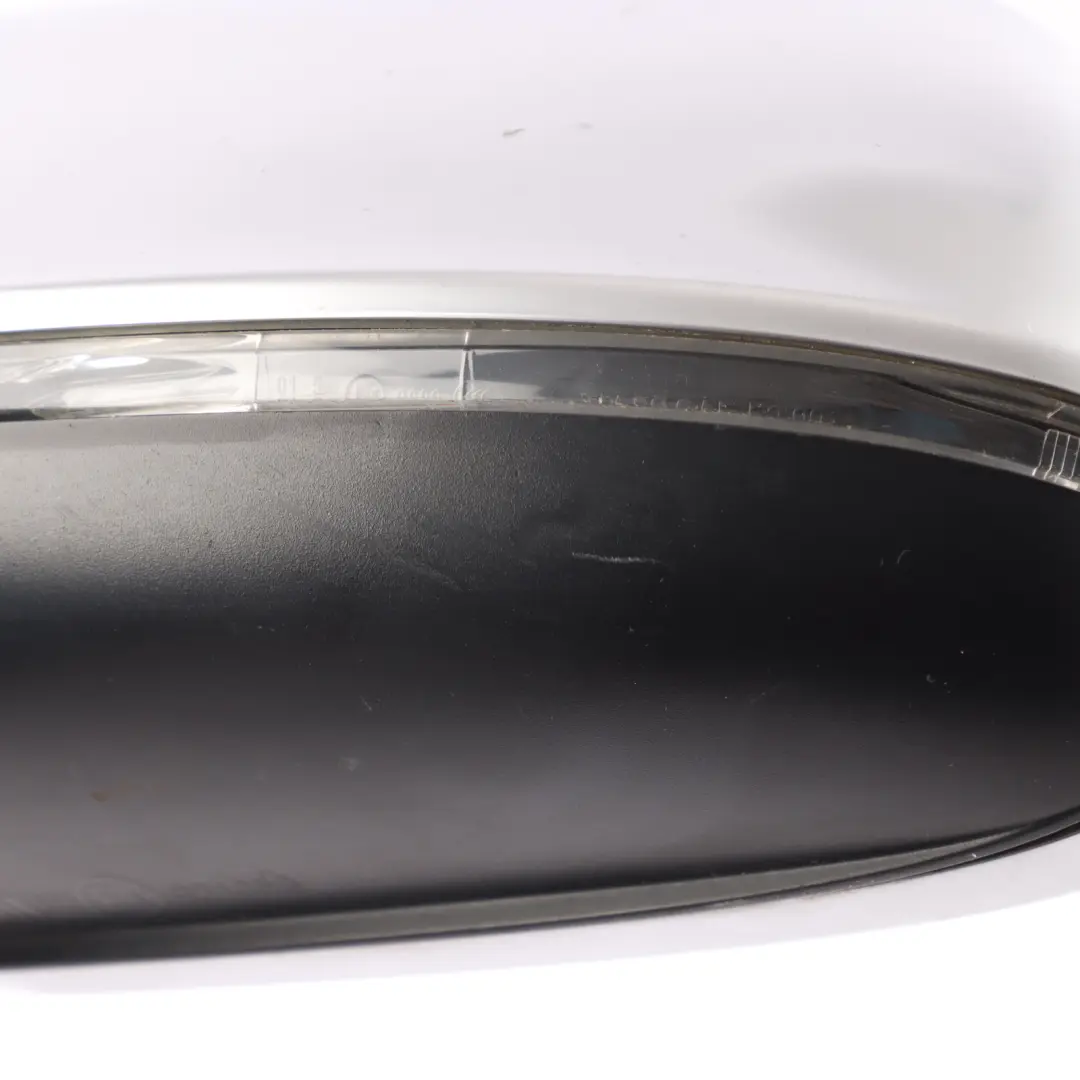 Audi A5 8T Electric Wing Mirror Left N/S Aluminium Trim Cover - SKU RHD-8F2857409AD-ALU - Part number 8F2857409AD