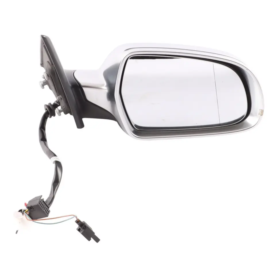 8F Electric Wing Mirror Right O/S Aluminium Trim Cover to Audi A5 with Part number 8F2857410AD Audi A5 8F Electric Wing Mirror Right O/S Aluminium Trim Cover - SKU RHD-8F2857410AD-ALU - Part number 8F2857410AD