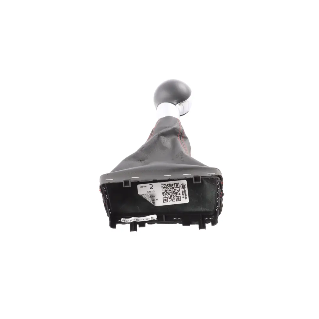 Audi S5 8T Gear Shifter Selector Lever Handle Knob DSG Leather - SKU RHD-8K2713139K - Part number 8K2713139K