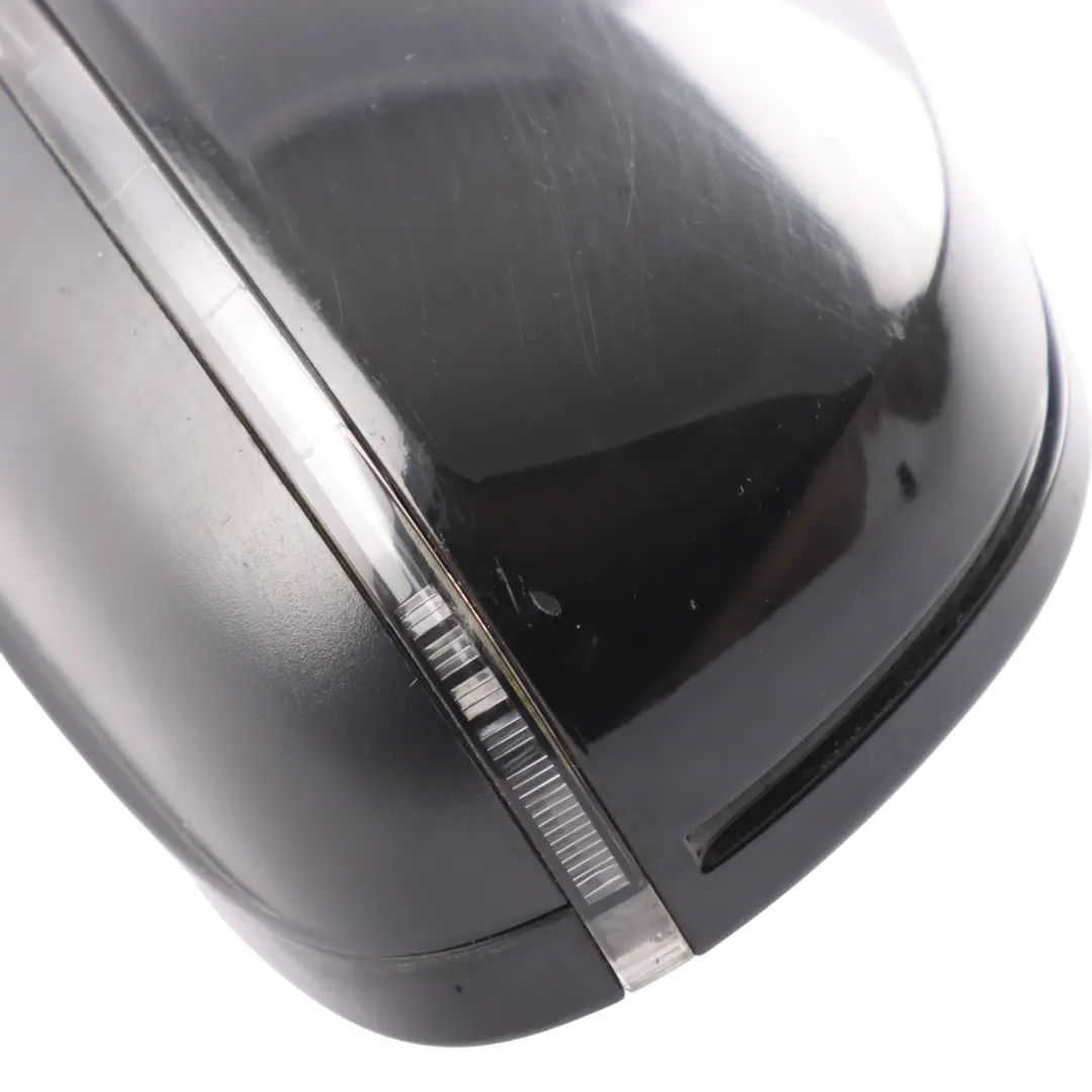 Audi A4 B8 Door Mirror Wing Electric Left N/S Brilliant Black Y9B - SKU RHD-8K2857409AF-BBL - Part number 8K2857409AF