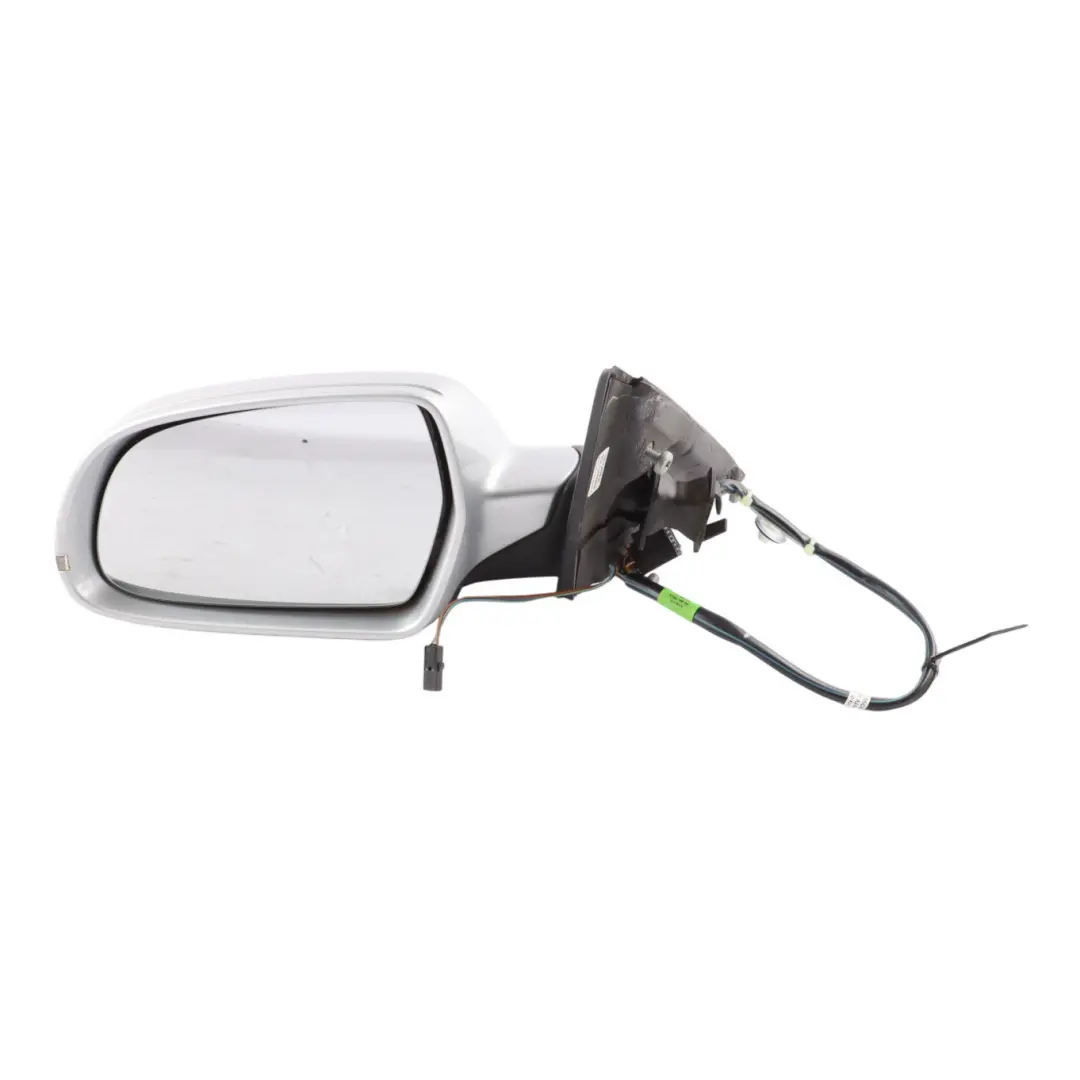 Audi A4 B8 Door Mirror Wing Electric Left N/S Ice Silver Metallic - X7W - SKU RHD-8K2857409AF-ICS1 - Part number 8K2857409AF