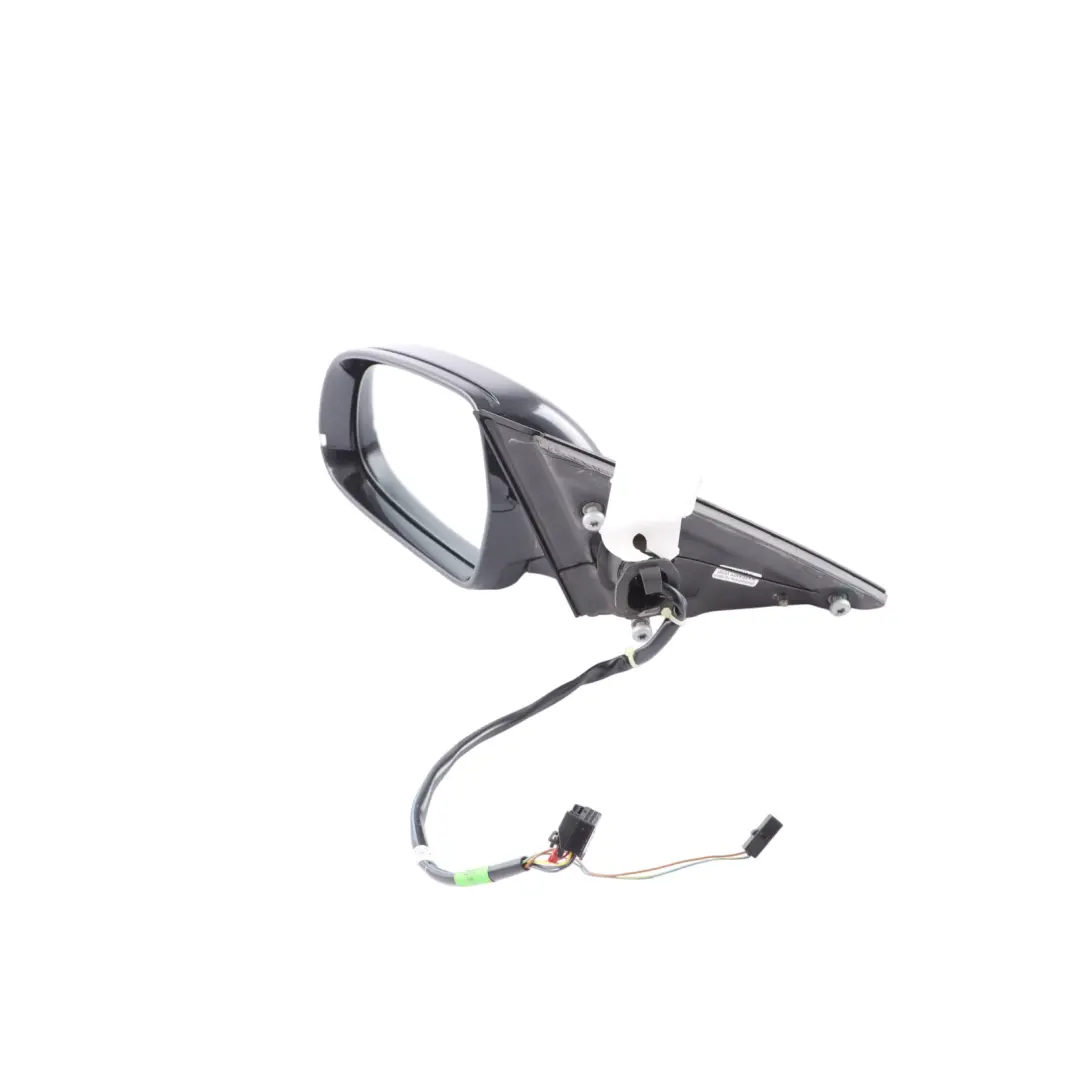 Audi A4 B8 Door Left N/S Mirror Wing Electric Phantom Black - LZ9Y - SKU RHD-8K2857409AF-PHB - Part number 8K2857409AF
