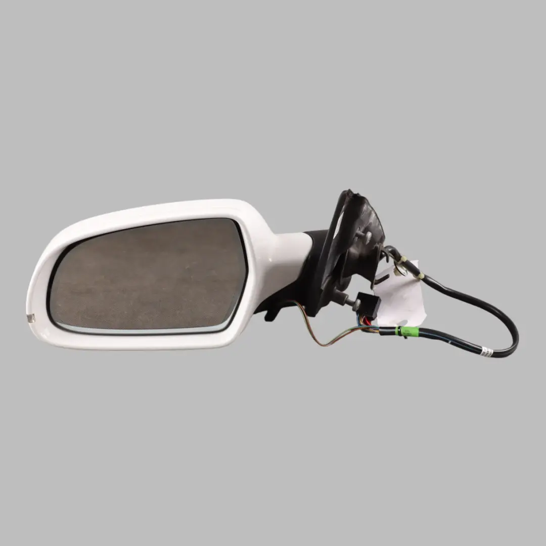Wing Mirror Electric Front Door Left N/S Ibis White - Y9C to Audi A4 B8 with Part number 8K2857409AH Audi A4 B8 Wing Mirror Electric Front Door Left N/S Ibis White - Y9C - SKU RHD-8K2857409AH-IWH - Part number 8K2857409AH