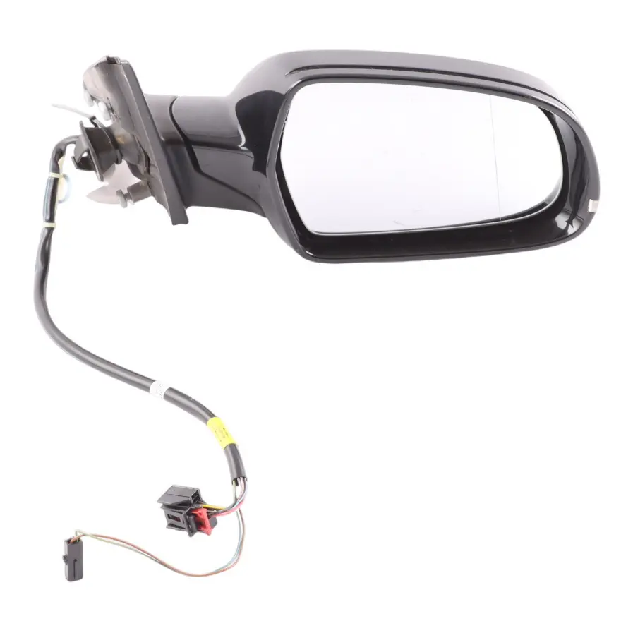 Audi A4 B8 Door Right O/S Mirror Wing Electric Phantom Black - LZ9Y 8K2857410AF