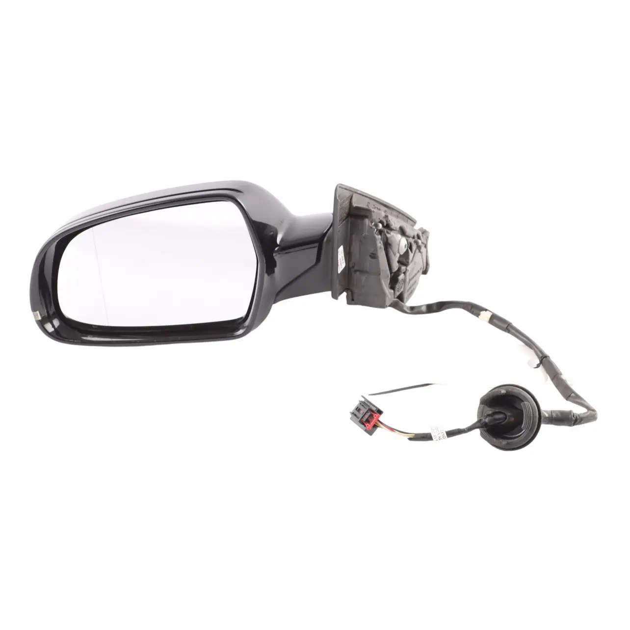 Audi A3 8P Door Wing Mirror Left N/S Brilliant Black Metallic Y9B 8P2858531FB