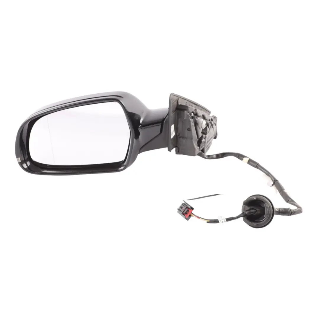 Door Wing Mirror Left N/S Brilliant Black Metallic Y9B to Audi A3 8P with Part number 8P2858531FB Audi A3 8P Door Wing Mirror Left N/S Brilliant Black Metallic Y9B - SKU RHD-8P2858531FB-BBL - Part number 8P2858531FB