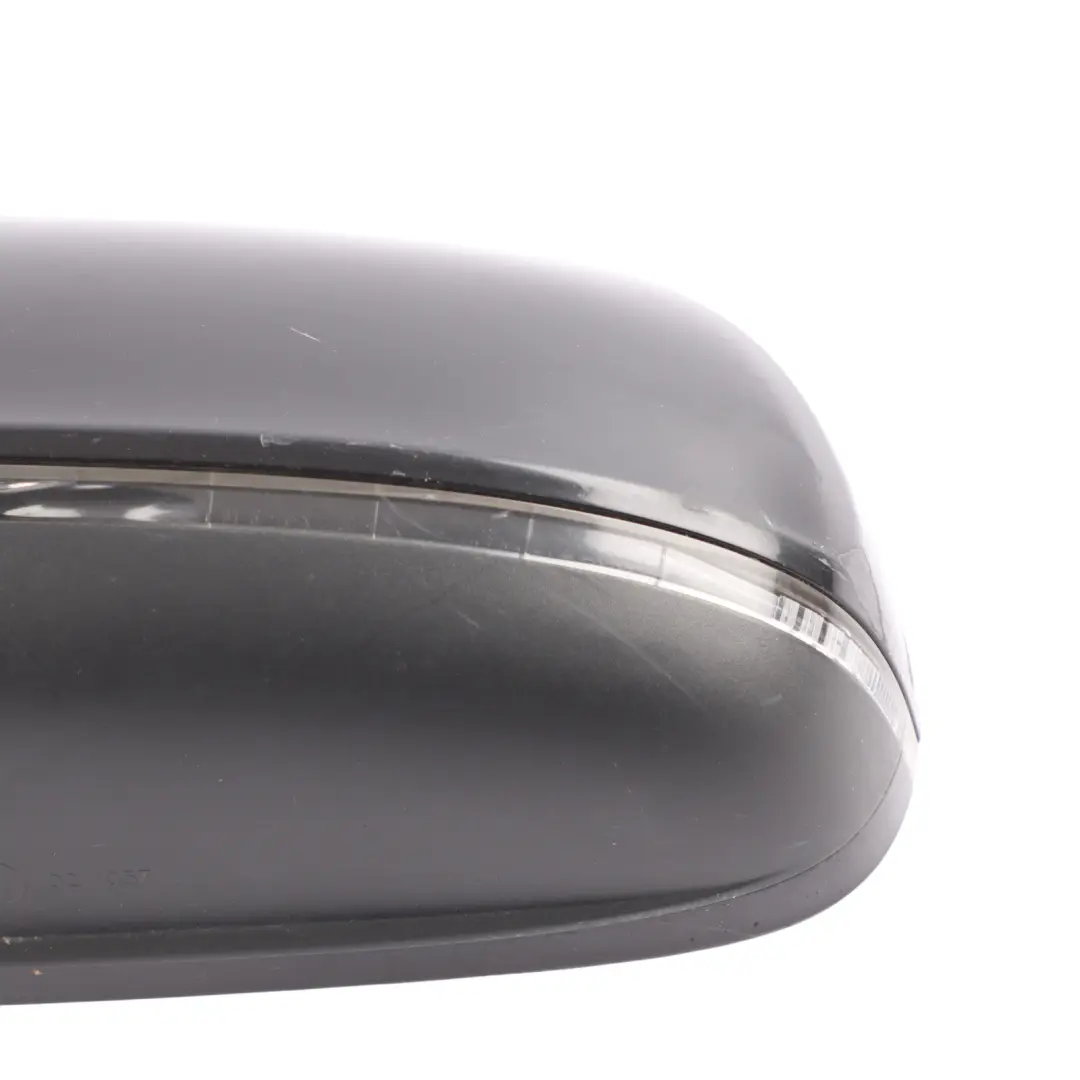 Audi A3 8P Door Wing Mirror Left N/S Brilliant Black Metallic Y9B - SKU RHD-8P2858531FB-BBL - Part number 8P2858531FB