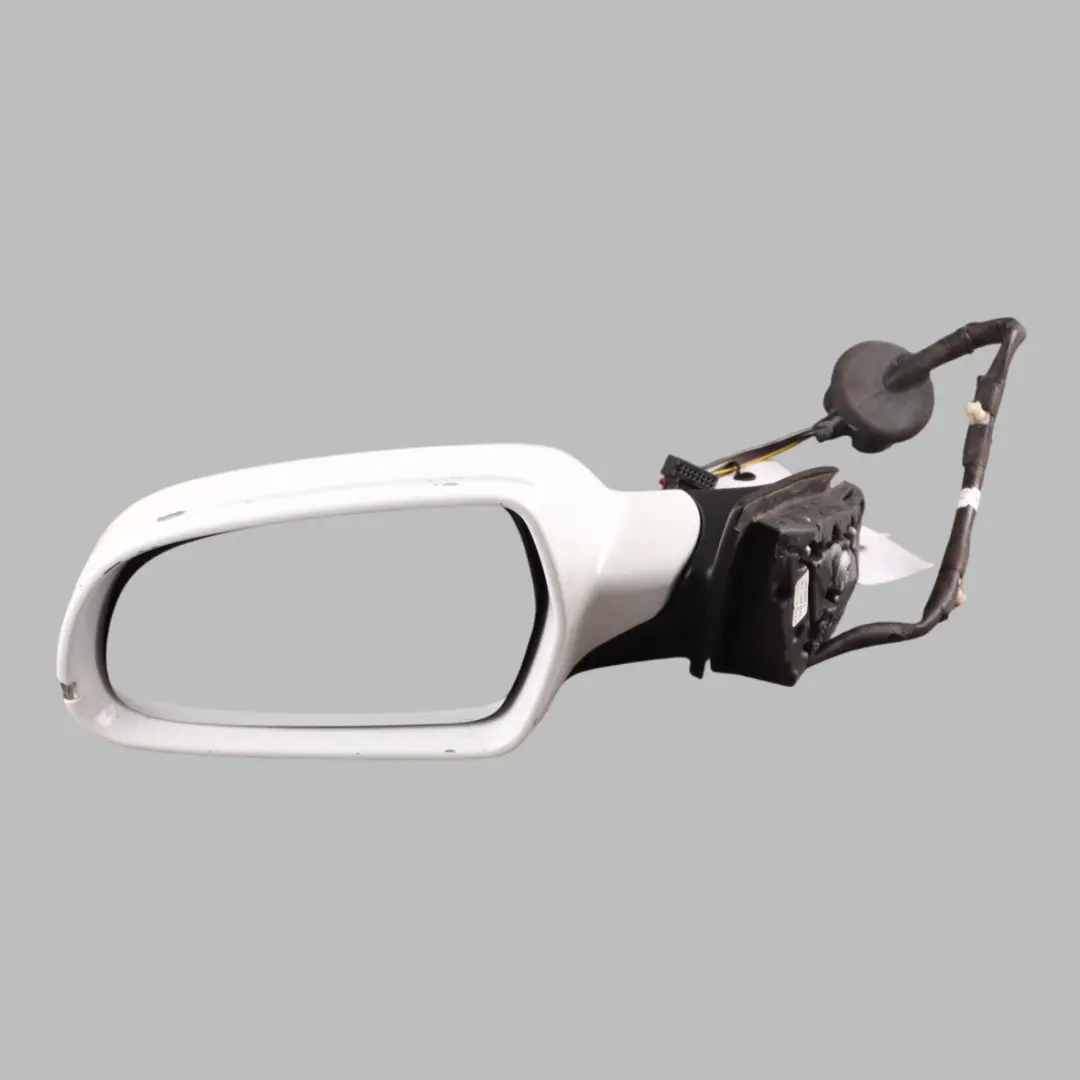 Audi A3 8P Electric Wing Mirror Left N/S Door Ibis White - Y9C - SKU RHD-8P2858531GB-IWH - Part number 8P2858531GB
