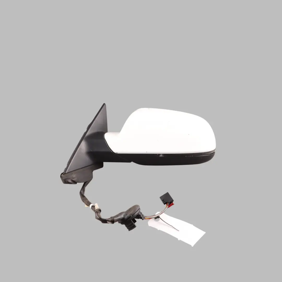 Audi A3 8P Electric Wing Mirror Left N/S Door Ibis White - Y9C - SKU RHD-8P2858531GB-IWH - Part number 8P2858531GB
