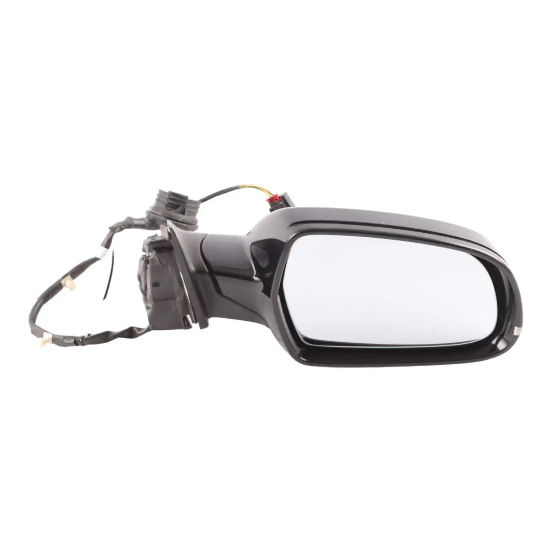 Audi A3 8P Door Wing Mirror Right O/S Brilliant Black Metallic Y9B - SKU RHD-8P2858532FB-BBL - Part number 8P2858532FB
