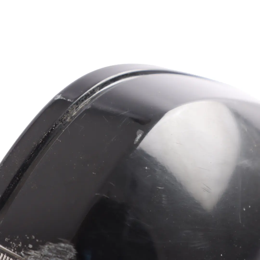 Audi A3 8P Door Wing Mirror Right O/S Brilliant Black Metallic Y9B - SKU RHD-8P2858532FB-BBL - Part number 8P2858532FB