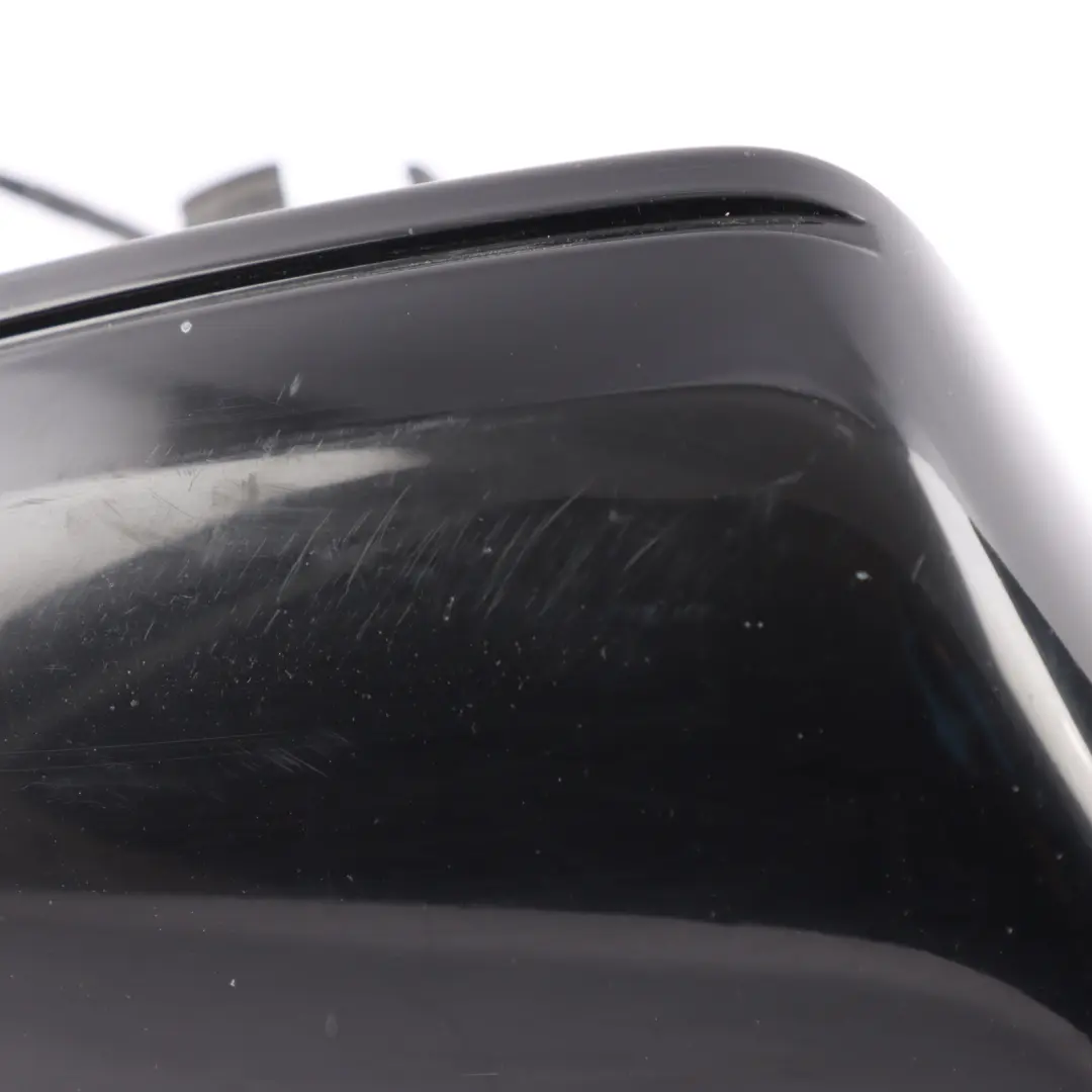 Audi A3 8P Door Wing Mirror Right O/S Brilliant Black Metallic Y9B - SKU RHD-8P2858532FB-BBL - Part number 8P2858532FB