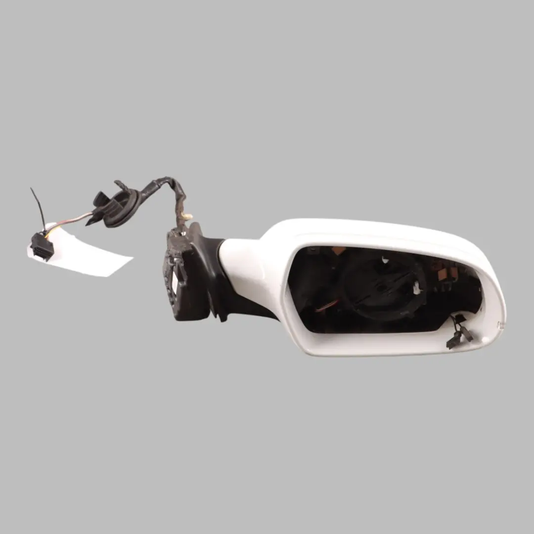 Audi A3 8P Wing Mirror Right O/S Ibis White - Y9C - SKU RHD-8P2858532GB-IWH - Part number 8P2858532GB