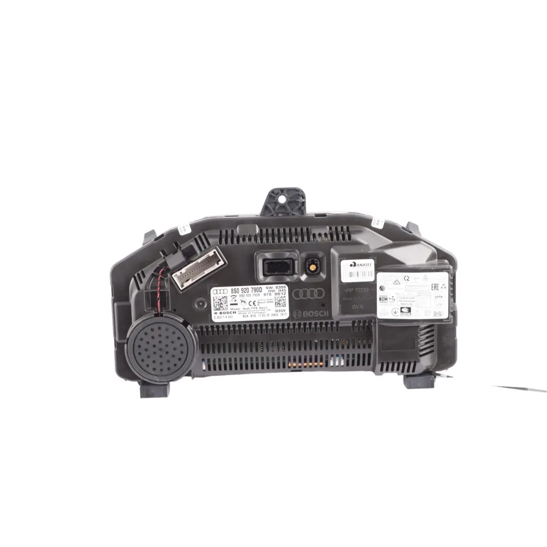 Audi TT FV Virtual Instrument Cluster Speedo Clocks Petrol Automatic - SKU RHD-8S0920790D - Part number 8S0920790D