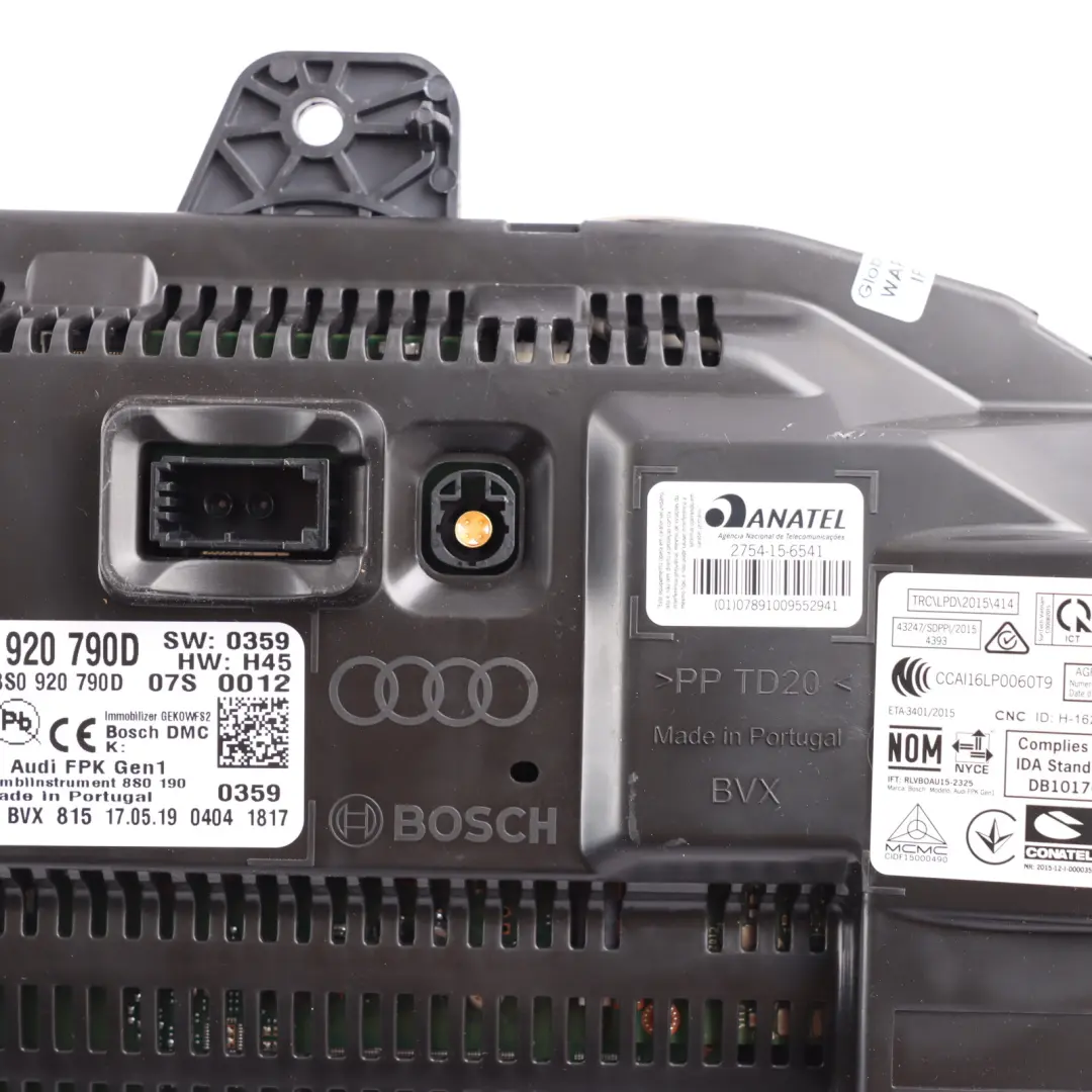 Virtual Instrument Cluster Speedo Clocks Petrol Automatic to Audi TT FV with Part number 8S0920790D Audi TT FV Virtual Instrument Cluster Speedo Clocks Petrol Automatic - SKU RHD-8S0920790D - Part number 8S0920790D