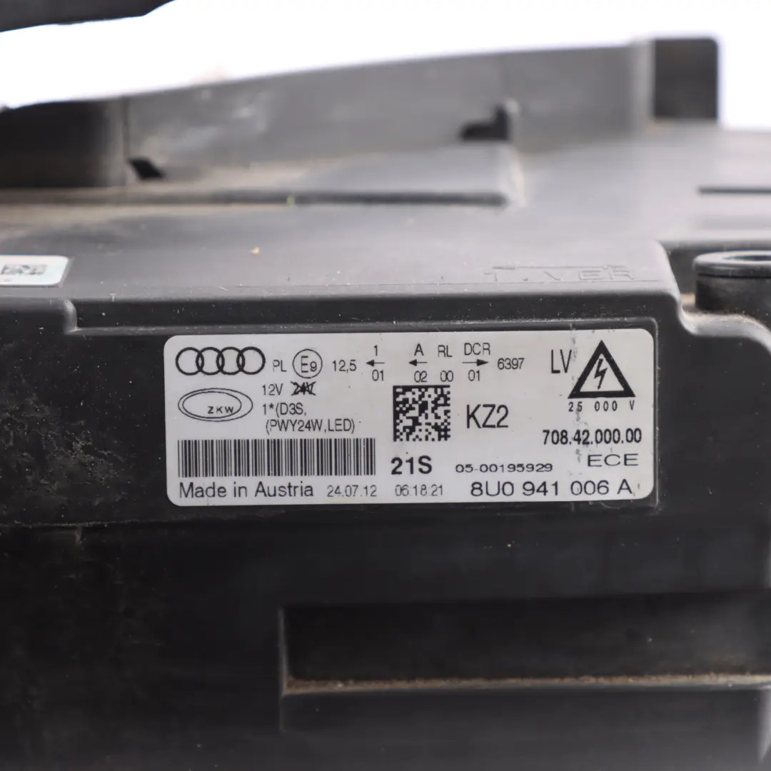 Audi Q3 8U Front Headlight LED Xenon Lamp Right O/S - SKU RHD-8U0941006A - Part number 8U0941006A