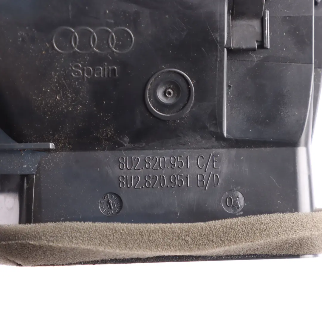 Audi Q3 8U Dashboard Centre Air Vents Hazard Switch Panel Trim 8U2820951C - SKU RHD-8U2820951B - Part number 8U2820951B