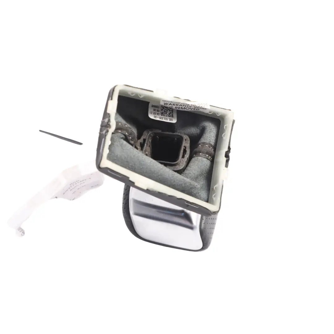 Audi A4 B9 Automatic Gearbox Gear Selector Lever Knob Leather Black - SKU RHD-8W2713140F-1 - Part number 8W2713140F