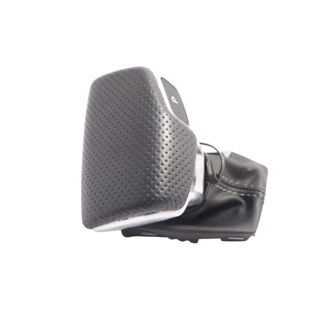 Gearbox Gear Selector Lever Knob Leather Black to Audi A4 B9 Automatic with Part number 8W2713140F Audi A4 B9 Automatic Gearbox Gear Selector Lever Knob Leather Black - SKU RHD-8W2713140F-1 - Part number 8W2713140F
