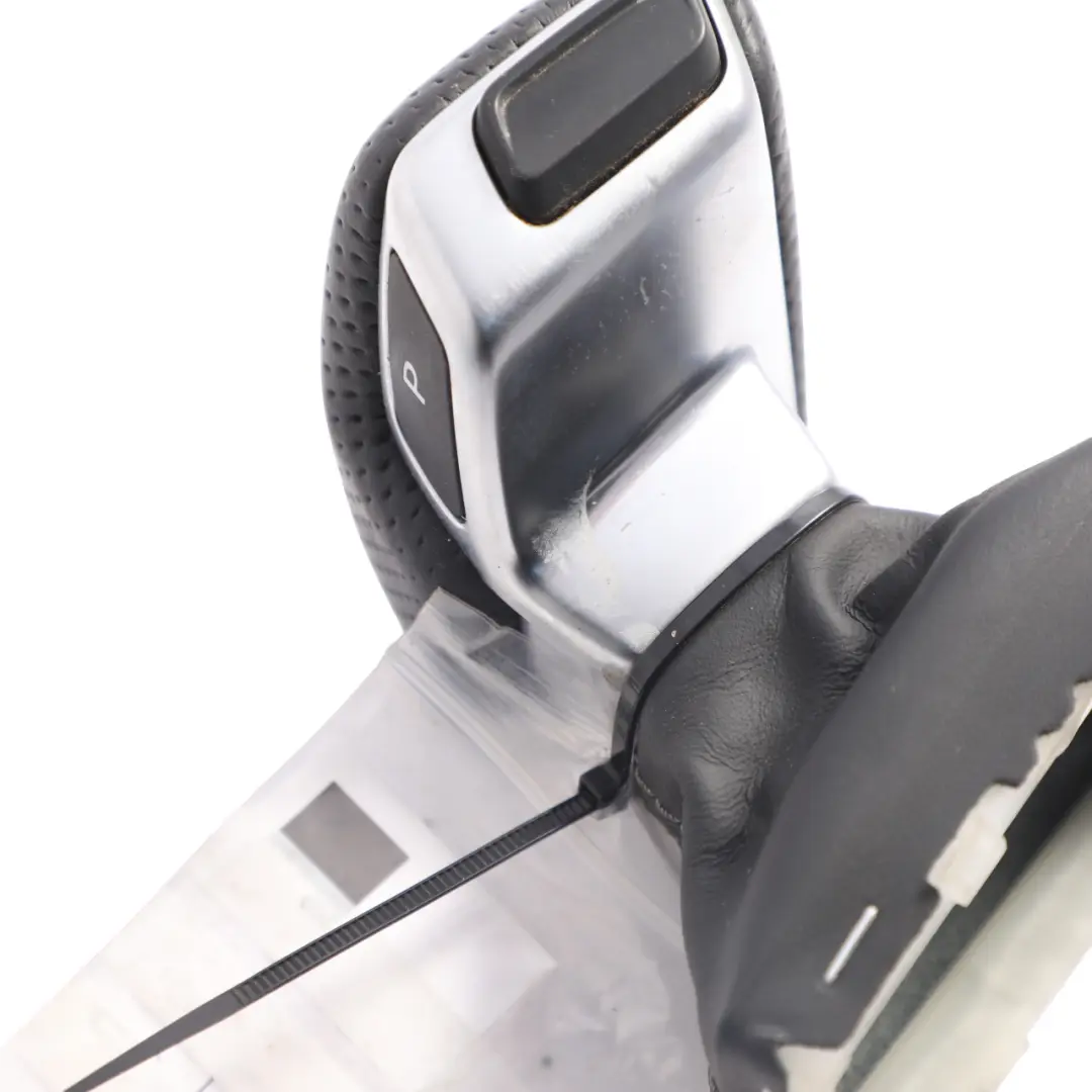 Gearbox Gear Selector Lever Knob Leather Black to Audi A4 B9 Automatic with Part number 8W2713140F Audi A4 B9 Automatic Gearbox Gear Selector Lever Knob Leather Black - SKU RHD-8W2713140F-1 - Part number 8W2713140F