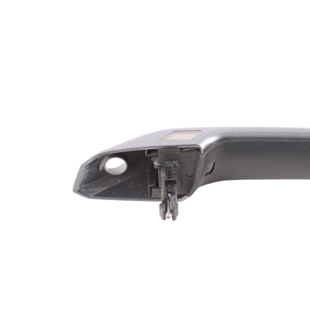 Audi A4 B9 A5 F5 Door Grab Handle Front Right O/S Daytona Grey Pearl Effect Z7S - SKU RHD-8W2837240-DGR1 - Part number 8W2837240