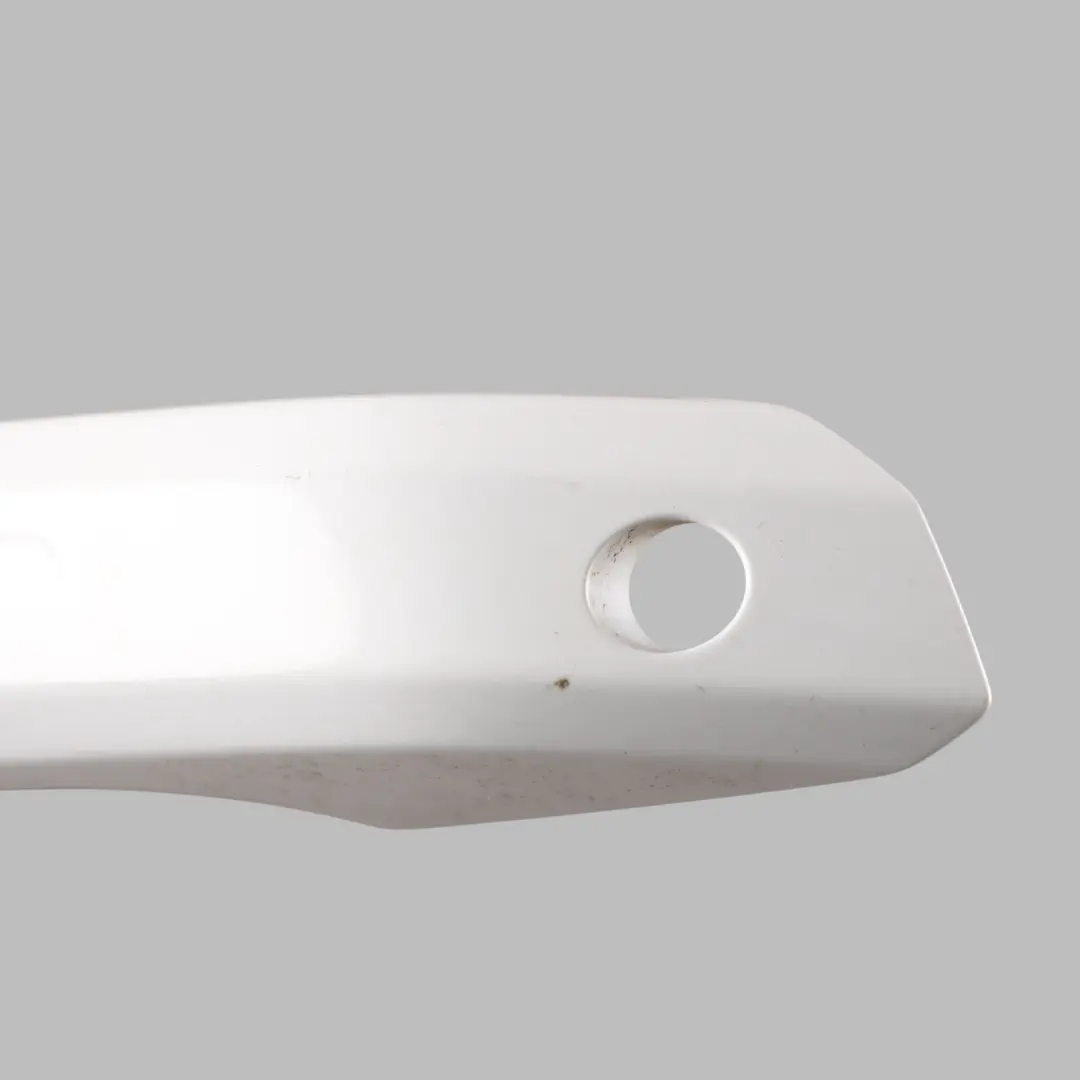 Audi A4 B9 A5 F5 Door Grab Handle Front Right O/S Glacier White Pearl - S9R - SKU RHD-8W2837240-MGW - Part number 8W2837240