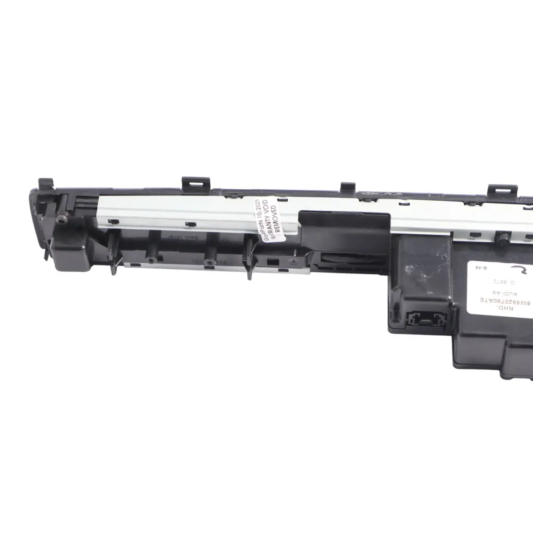 Dashboard Trim Cover Display Unit Surround Panel Black to Audi A5 F5 with Part number 8W5920790ATE Audi A5 F5 Dashboard Trim Cover Display Unit Surround Panel Black - SKU RHD-8W5920790ATE - Part number 8W5920790ATE